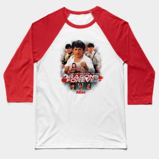 Jackie Chan: DRAGONS FOREVER (Angry Chan) Baseball T-Shirt